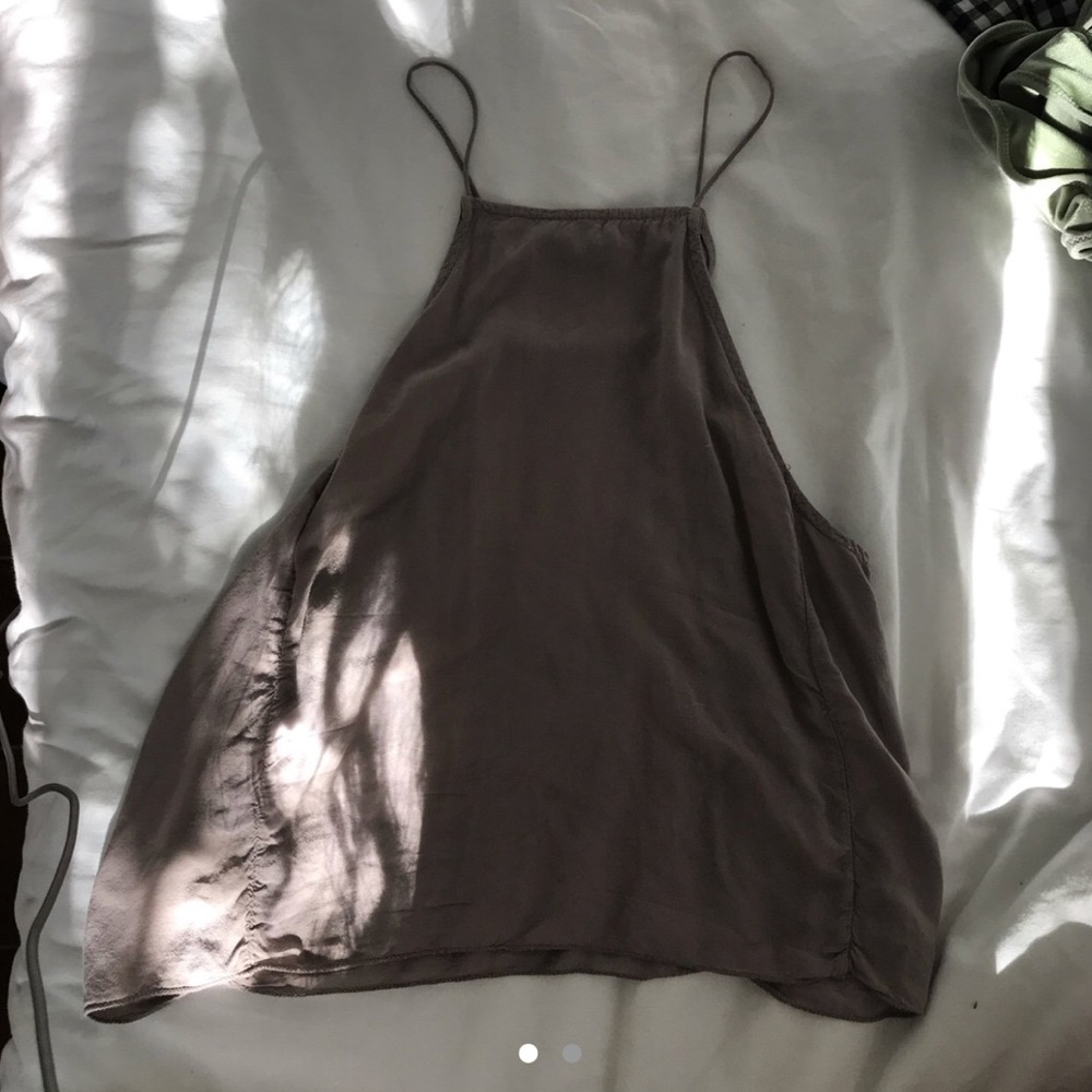 Brandy Melville high neck mauve top